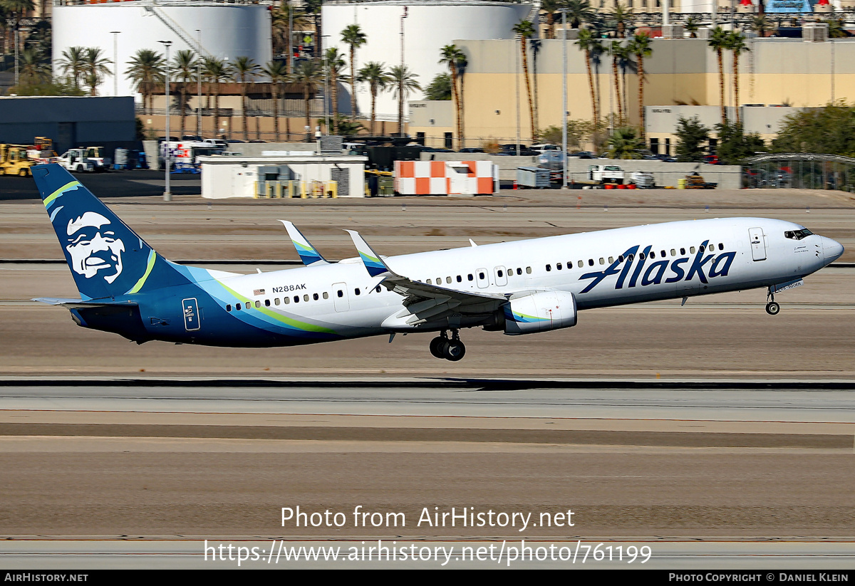 Aircraft Photo of N288AK | Boeing 737-900/ER | Alaska Airlines | AirHistory.net #761199