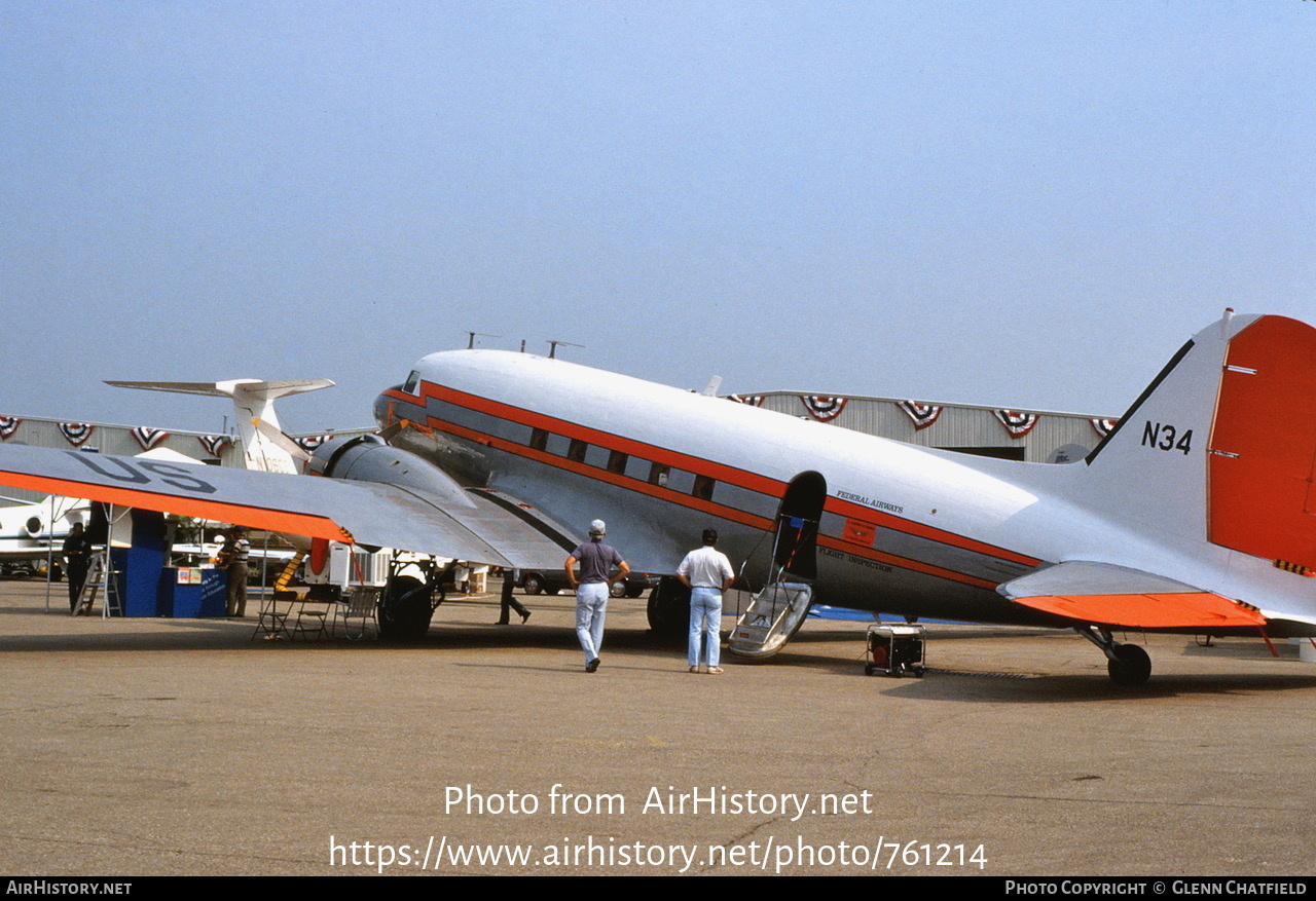 Aircraft Photo of N34 | Douglas TC-47J Skytrain | FAA - Federal Aviation Administration | AirHistory.net #761214