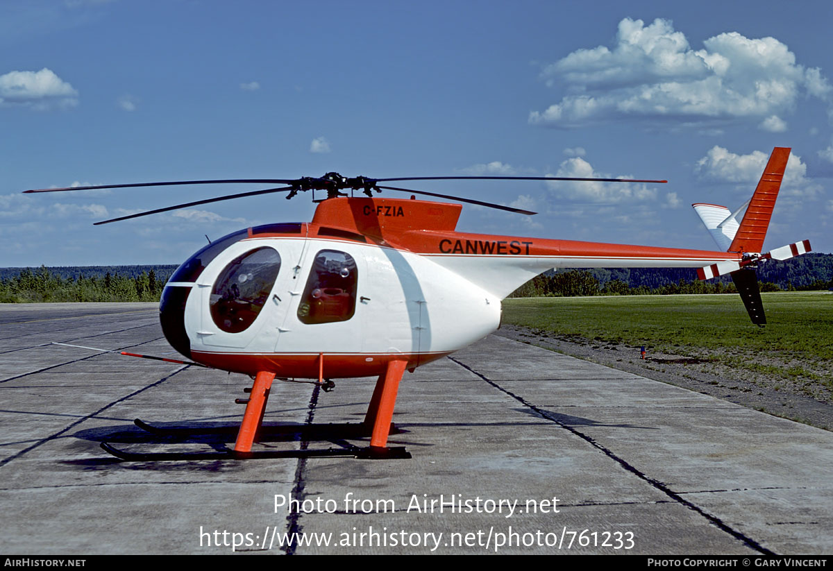 Aircraft Photo of C-FZIA | Hughes 500C (369HS) | Canwest Helicopters | AirHistory.net #761233