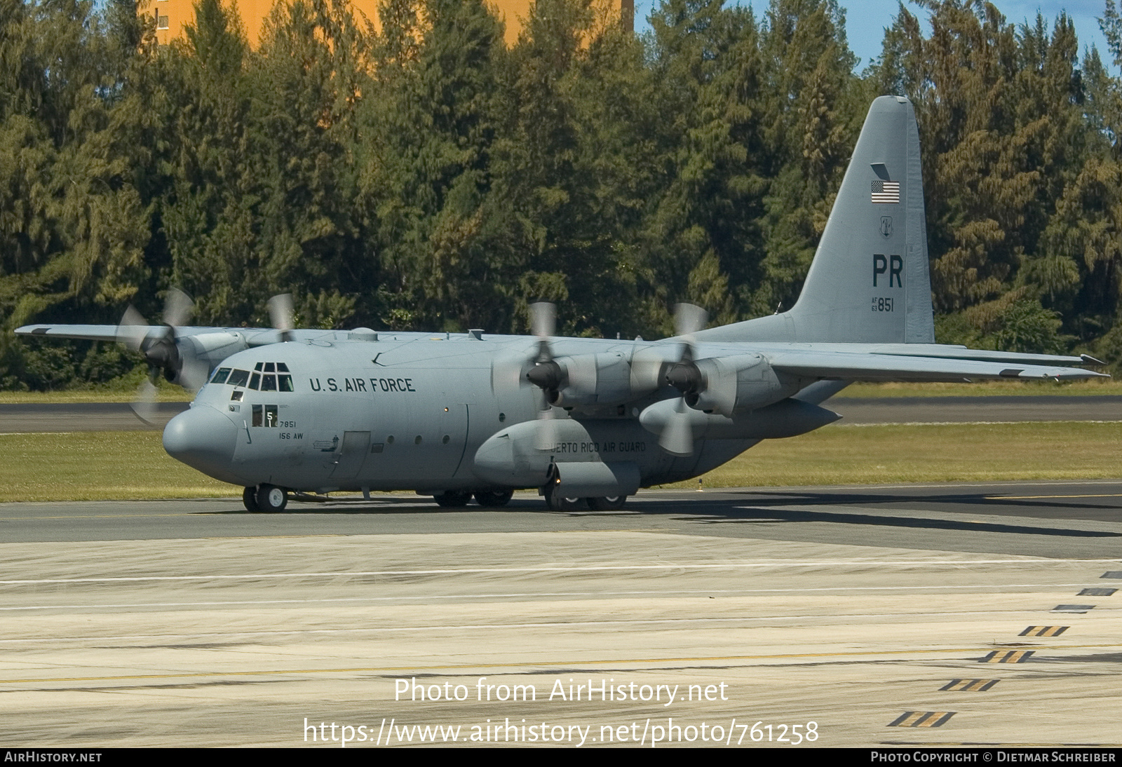 Aircraft Photo of 63-7851 / AF63-851 | Lockheed C-130E Hercules (L-382) | USA - Air Force | AirHistory.net #761258