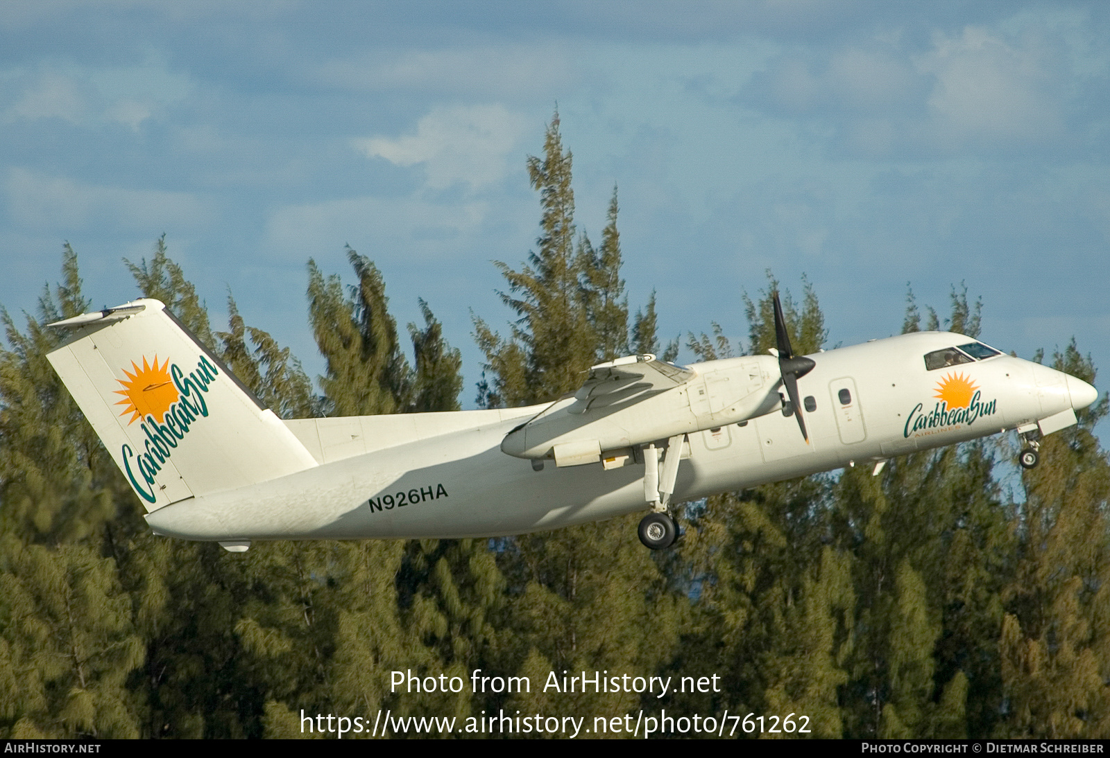 Aircraft Photo of N926HA | De Havilland Canada DHC-8-102 Dash 8 | Caribbean Sun Airlines | AirHistory.net #761262