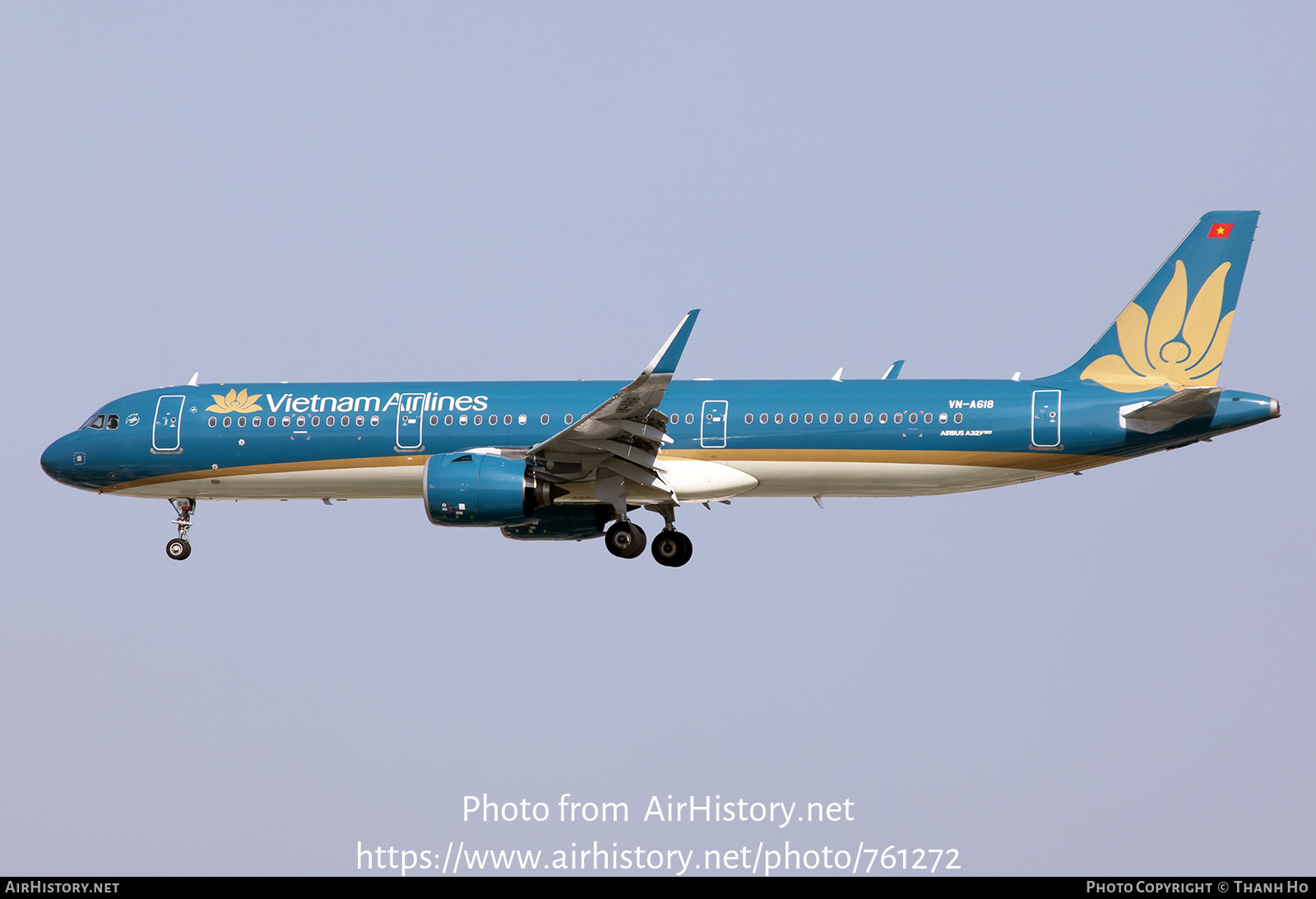 Aircraft Photo of VN-A618 | Airbus A321-272N | Vietnam Airlines | AirHistory.net #761272