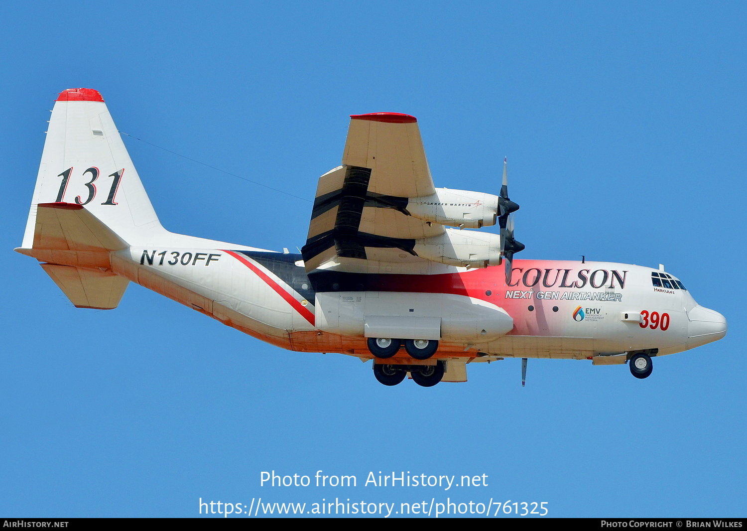 Aircraft Photo of N130FF | Lockheed C-130Q/AT Hercules (L-382) | Coulson Flying Tankers | AirHistory.net #761325