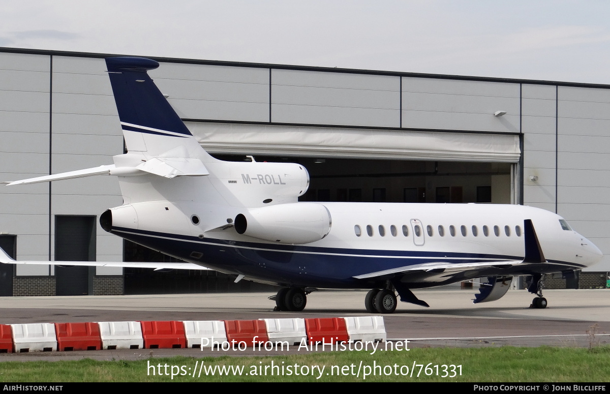 Aircraft Photo of M-ROLL | Dassault Falcon 7X | AirHistory.net #761331