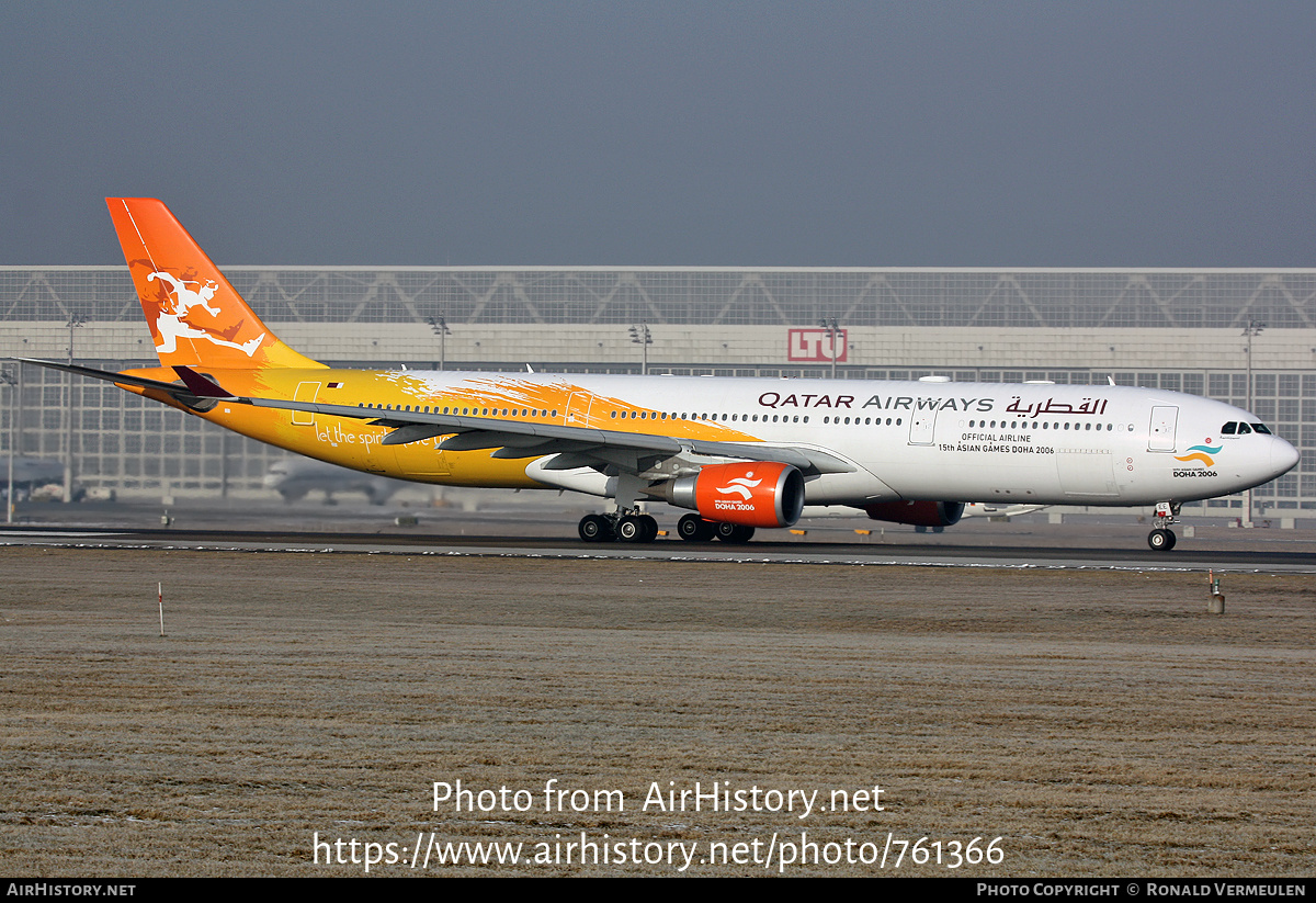 Aircraft Photo of A7-AEE | Airbus A330-302 | Qatar Airways | AirHistory.net #761366