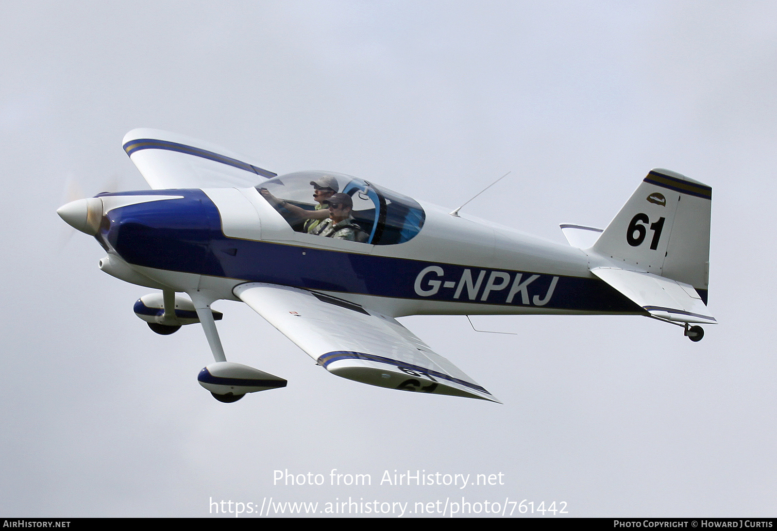 Aircraft Photo of G-NPKJ | Van's RV-6 | AirHistory.net #761442