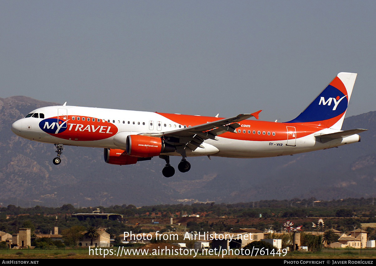 Aircraft Photo of OY-VKR | Airbus A320-214 | MyTravel Airways | AirHistory.net #761449