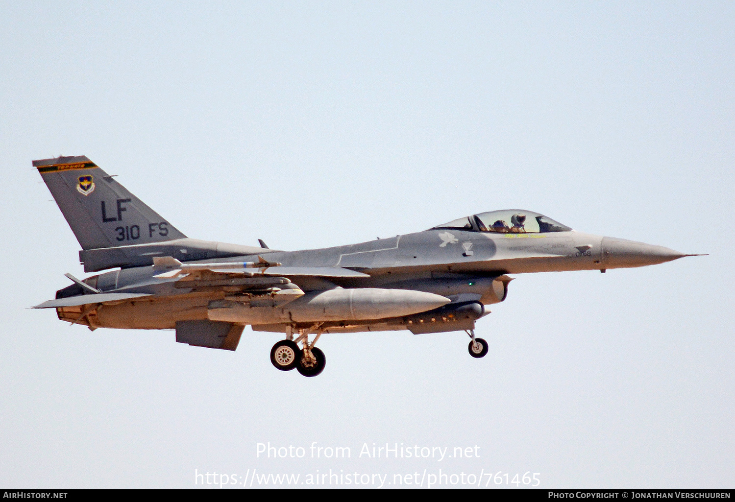 Aircraft Photo of 90-0768 | General Dynamics F-16CM Fighting Falcon | USA - Air Force | AirHistory.net #761465