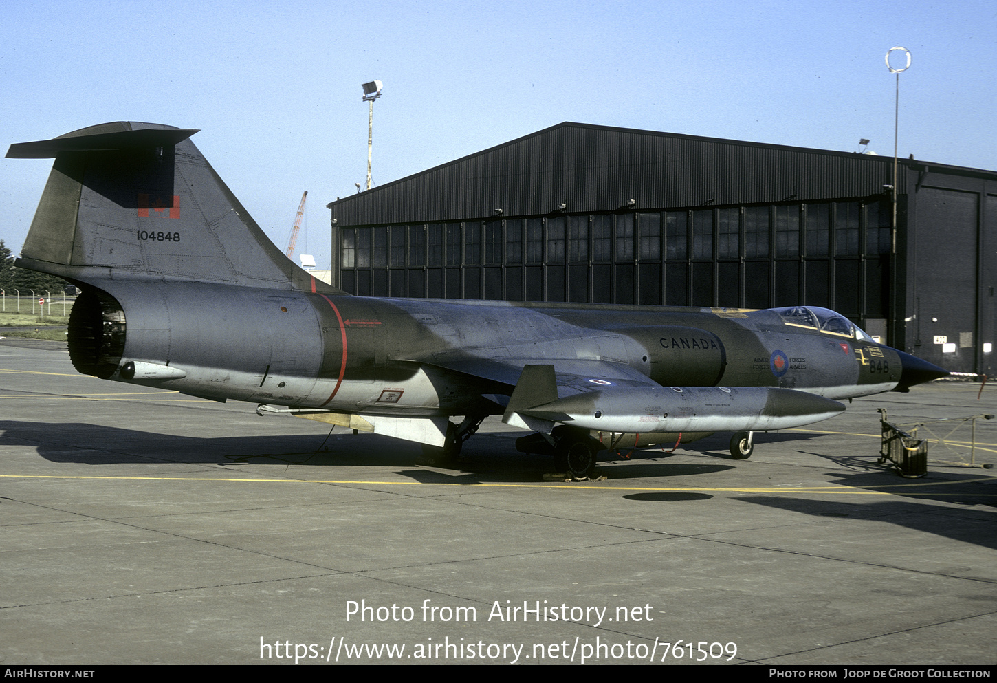 Aircraft Photo of 104848 | Canadair CF-104 Starfighter | Canada - Air Force | AirHistory.net #761509