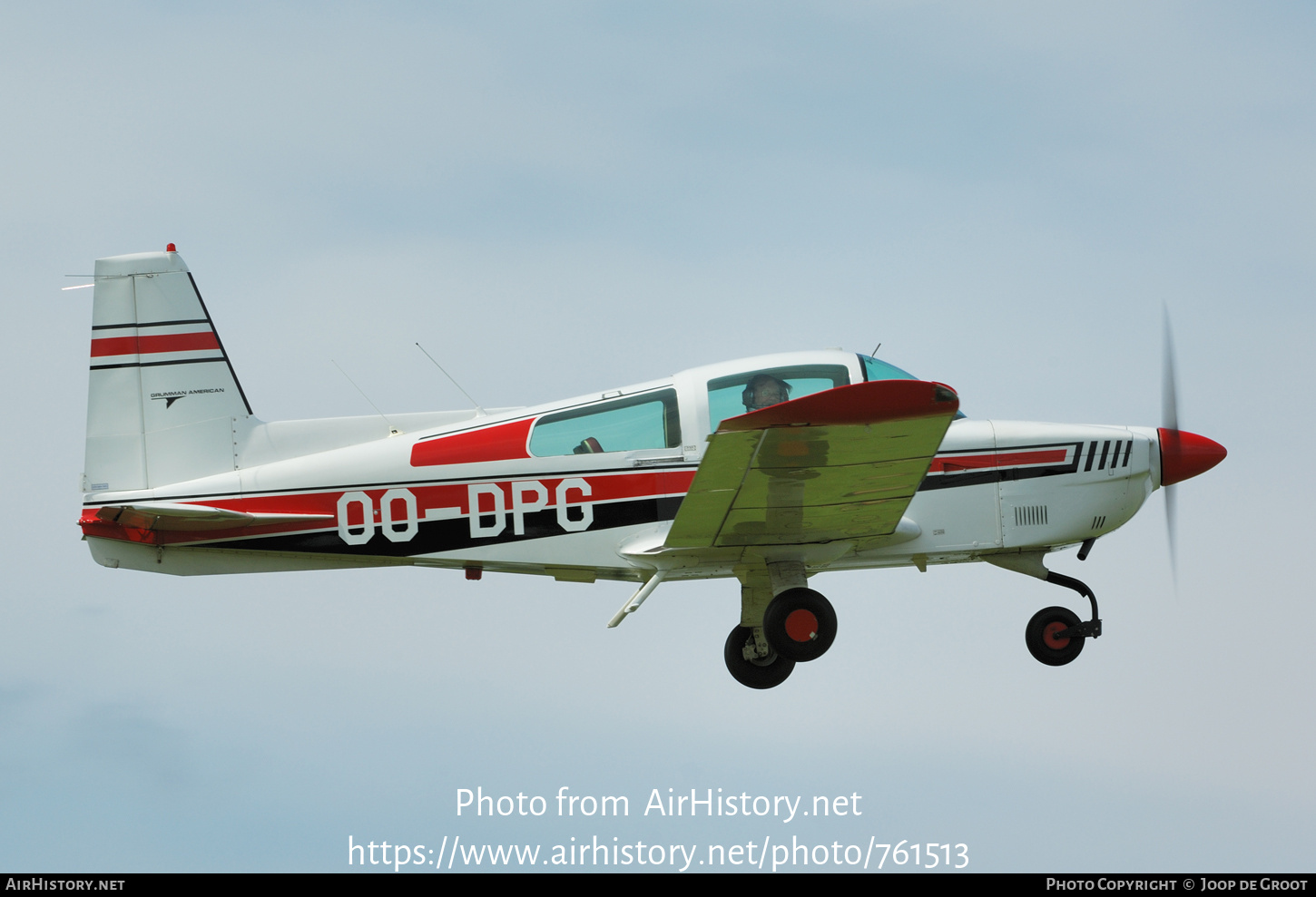 Aircraft Photo of OO-DPG | Grumman American AA-5 Traveler | AirHistory.net #761513