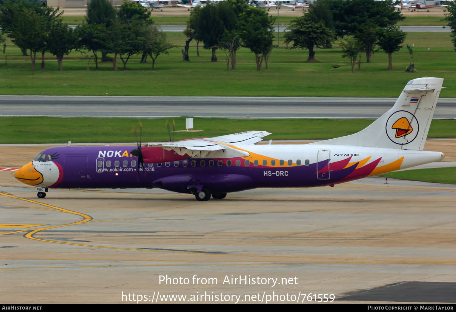 Aircraft Photo of HS-DRC | ATR ATR-72-500 (ATR-72-212A) | Nok Air | AirHistory.net #761559