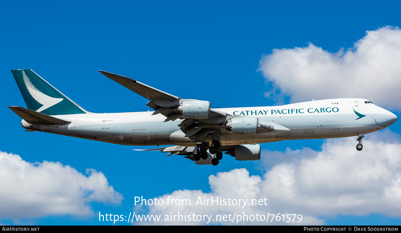 Aircraft Photo of B-LJJ | Boeing 747-867F/SCD | Cathay Pacific Airways Cargo | AirHistory.net #761579