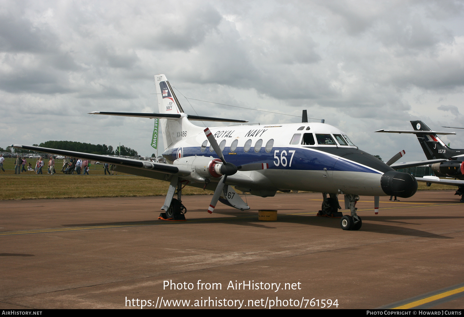 Aircraft Photo of XX486 | Scottish Aviation HP-137 Jetstream T2 | UK - Navy | AirHistory.net #761594