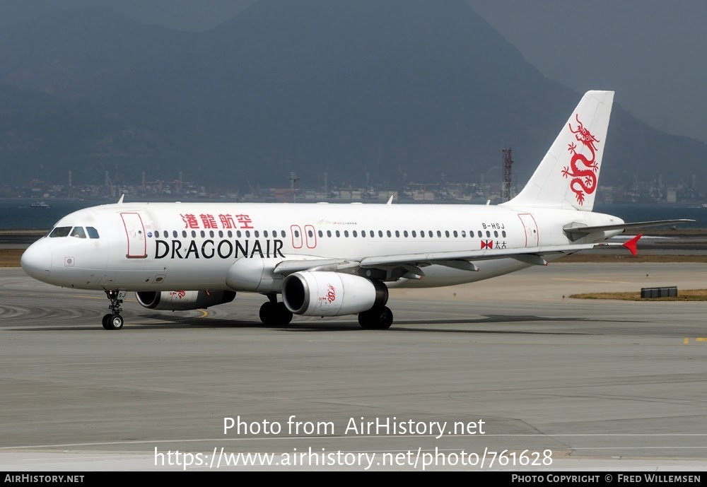 Aircraft Photo of B-HSJ | Airbus A320-232 | Dragonair | AirHistory.net #761628