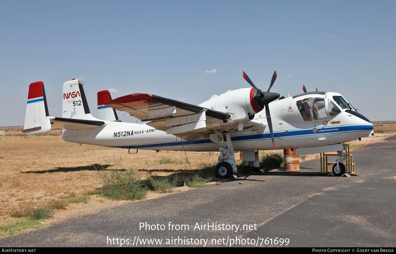 Aircraft Photo of N512NA / 512 | Grumman OV-1B Mohawk | NASA - National Aeronautics and Space Administration | AirHistory.net #761699