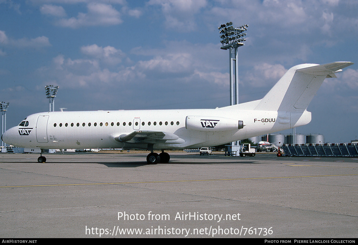 Aircraft Photo of F-GDUU | Fokker F28-2000 Fellowship | TAT - Transport Aérien Transrégional | AirHistory.net #761736