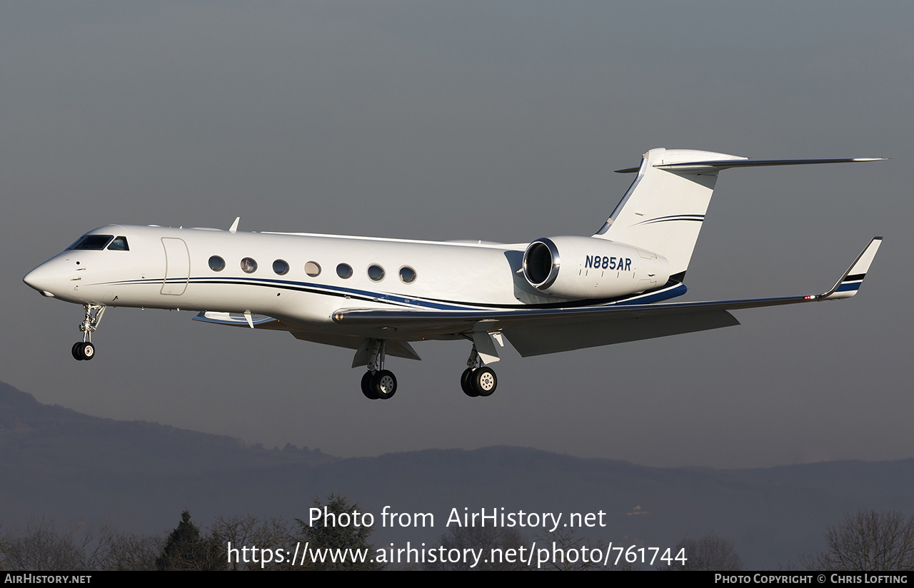 Aircraft Photo of N885AR | Gulfstream Aerospace G-V-SP Gulfstream G550 | AirHistory.net #761744