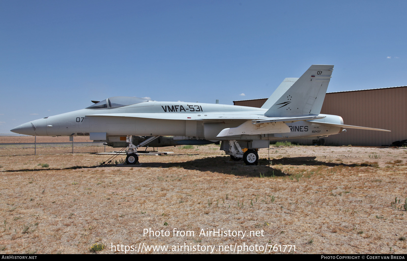 Aircraft Photo of 162437 | McDonnell Douglas F/A-18A Hornet | USA - Marines | AirHistory.net #761771