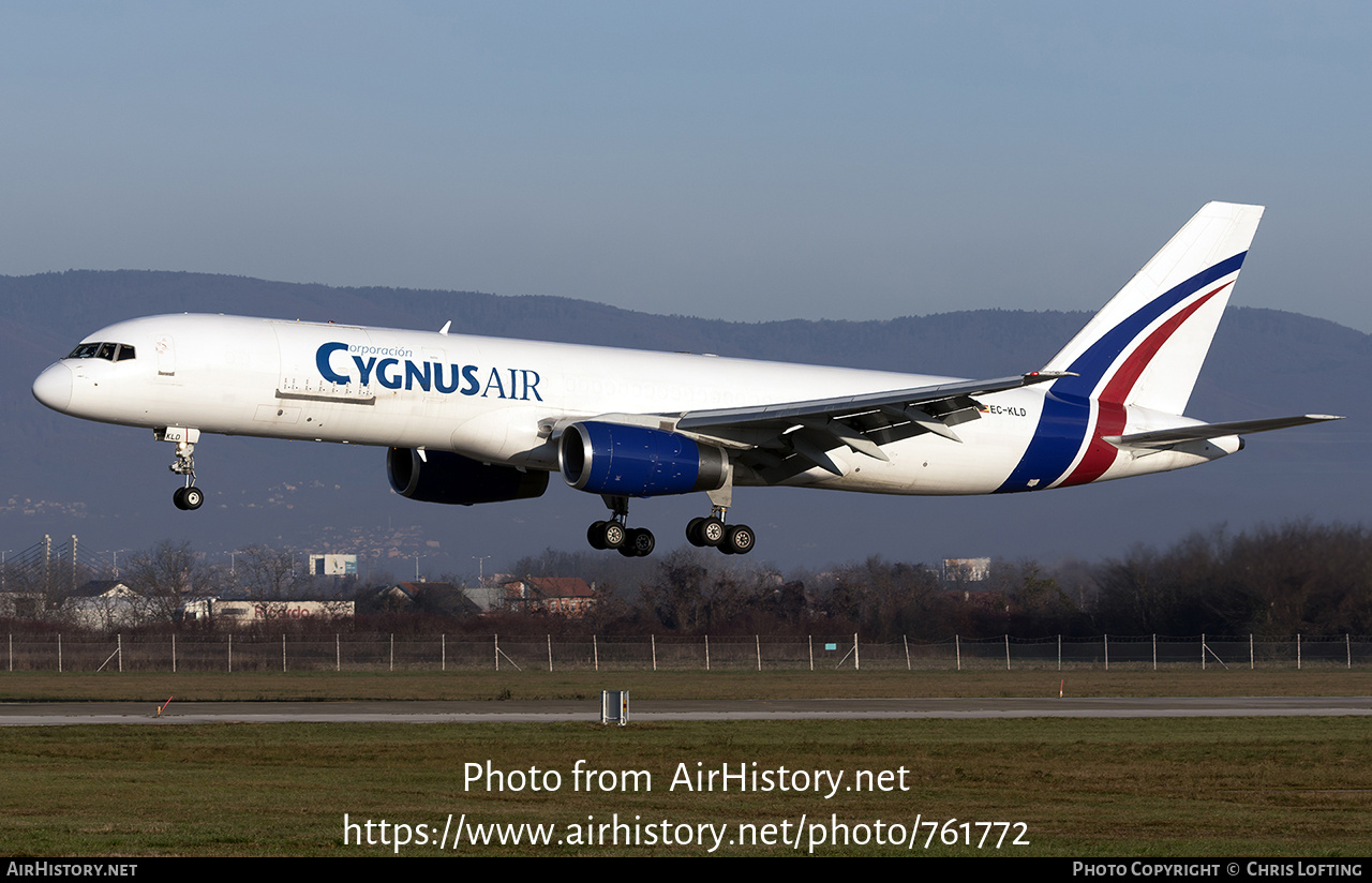 Aircraft Photo of EC-KLD | Boeing 757-236(PCF) | Cygnus Air | AirHistory.net #761772