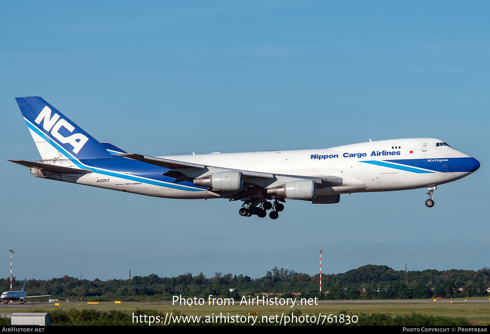 Aircraft Photo of JA02KZ | Boeing 747-481F/SCD | Nippon Cargo Airlines - NCA | AirHistory.net #761830