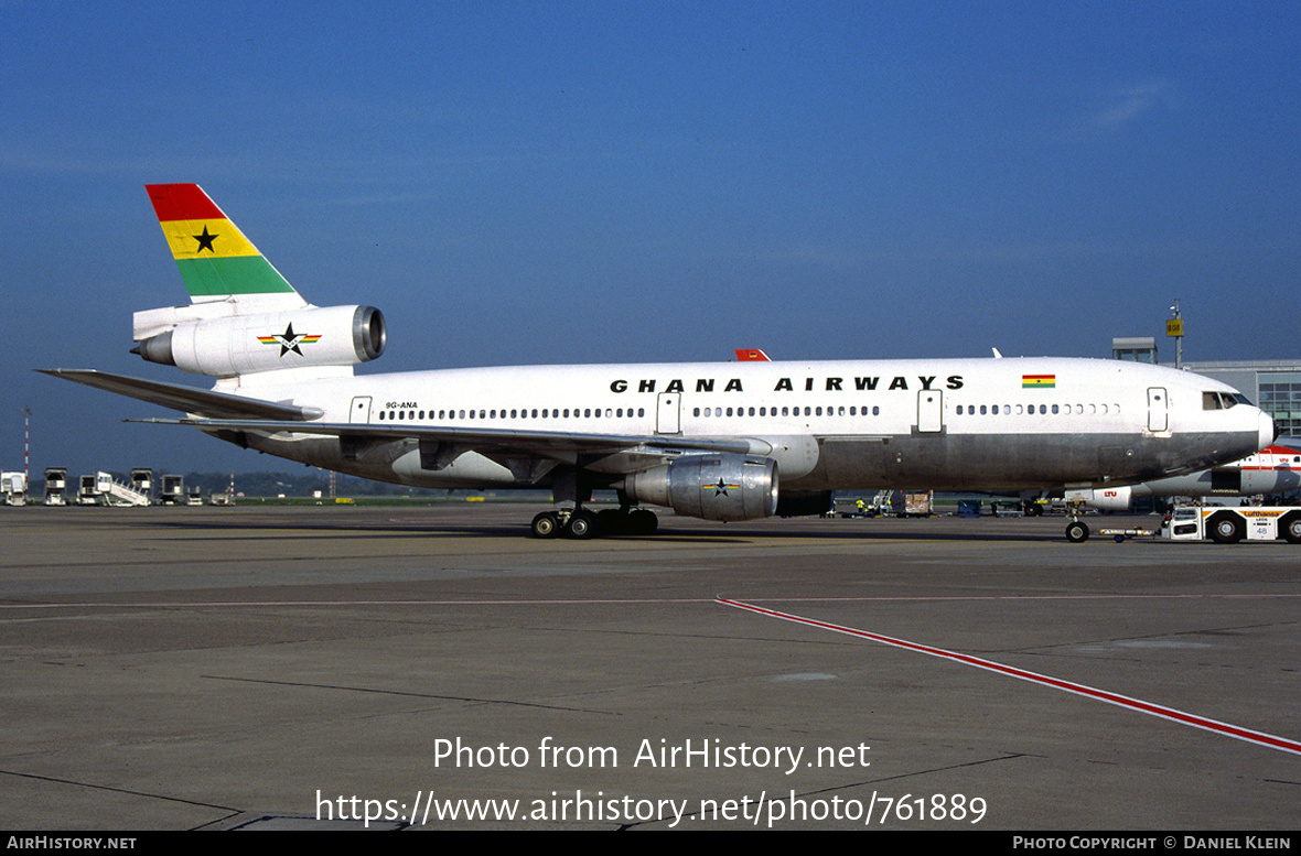 Aircraft Photo of 9G-ANA | McDonnell Douglas DC-10-30 | Ghana Airways | AirHistory.net #761889