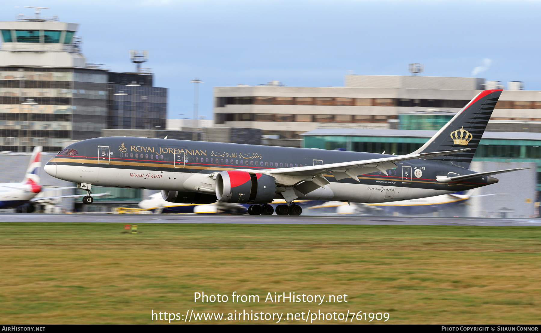 Aircraft Photo of JY-BAB | Boeing 787-8 Dreamliner | Royal Jordanian Airlines | AirHistory.net #761909