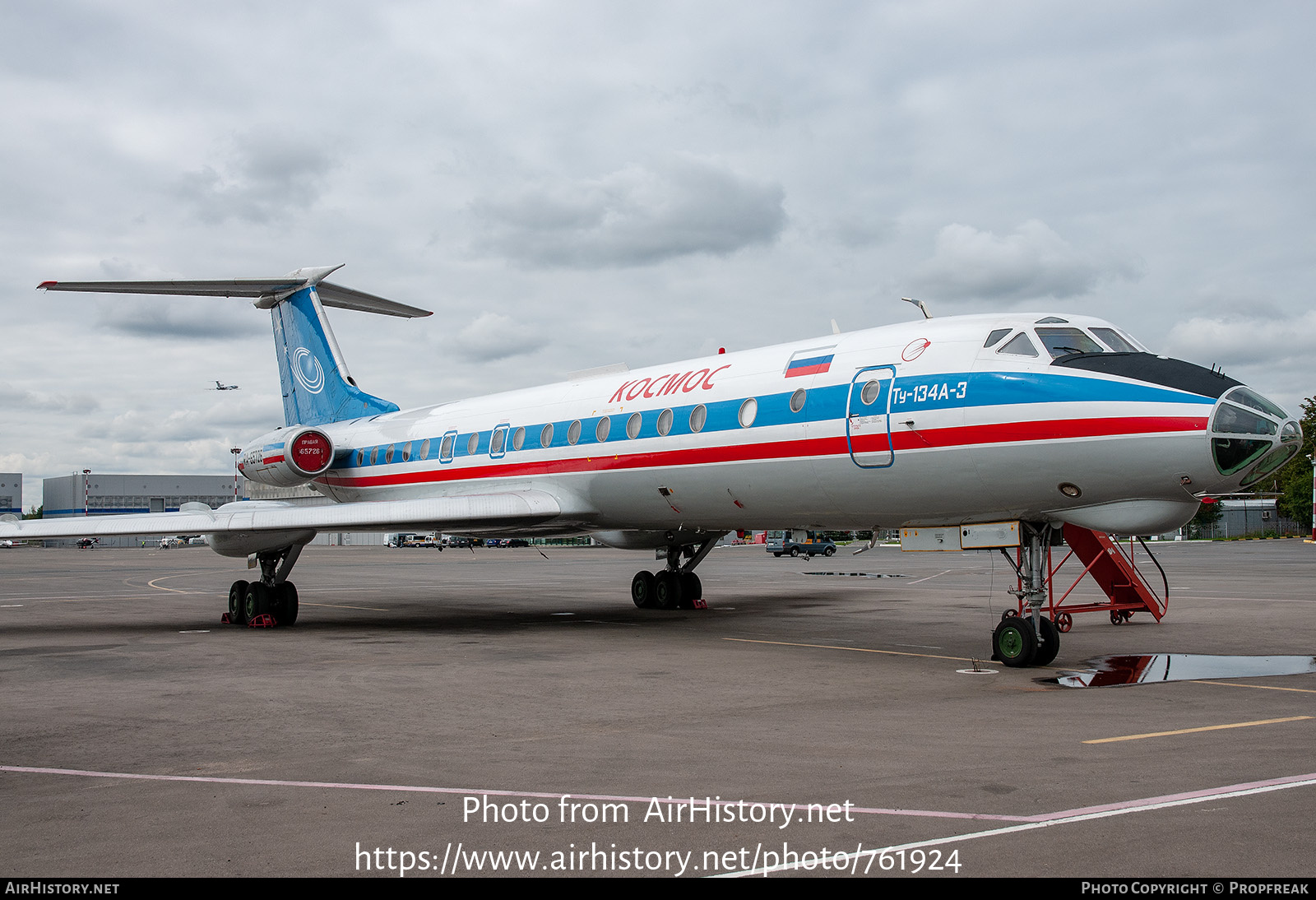 Aircraft Photo of RA-65726 | Tupolev Tu-134AK | Kosmos Airlines | AirHistory.net #761924