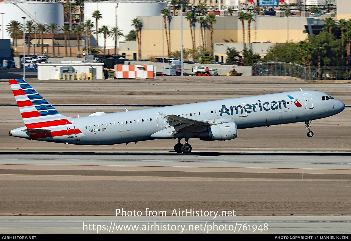 Aircraft Photo of N152UW | Airbus A321-231 | American Airlines | AirHistory.net #761948