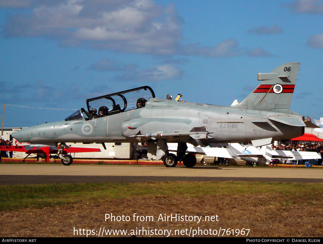 Aircraft Photo of A27-06 | BAE Systems Hawk 127 | Australia - Air Force | AirHistory.net #761967