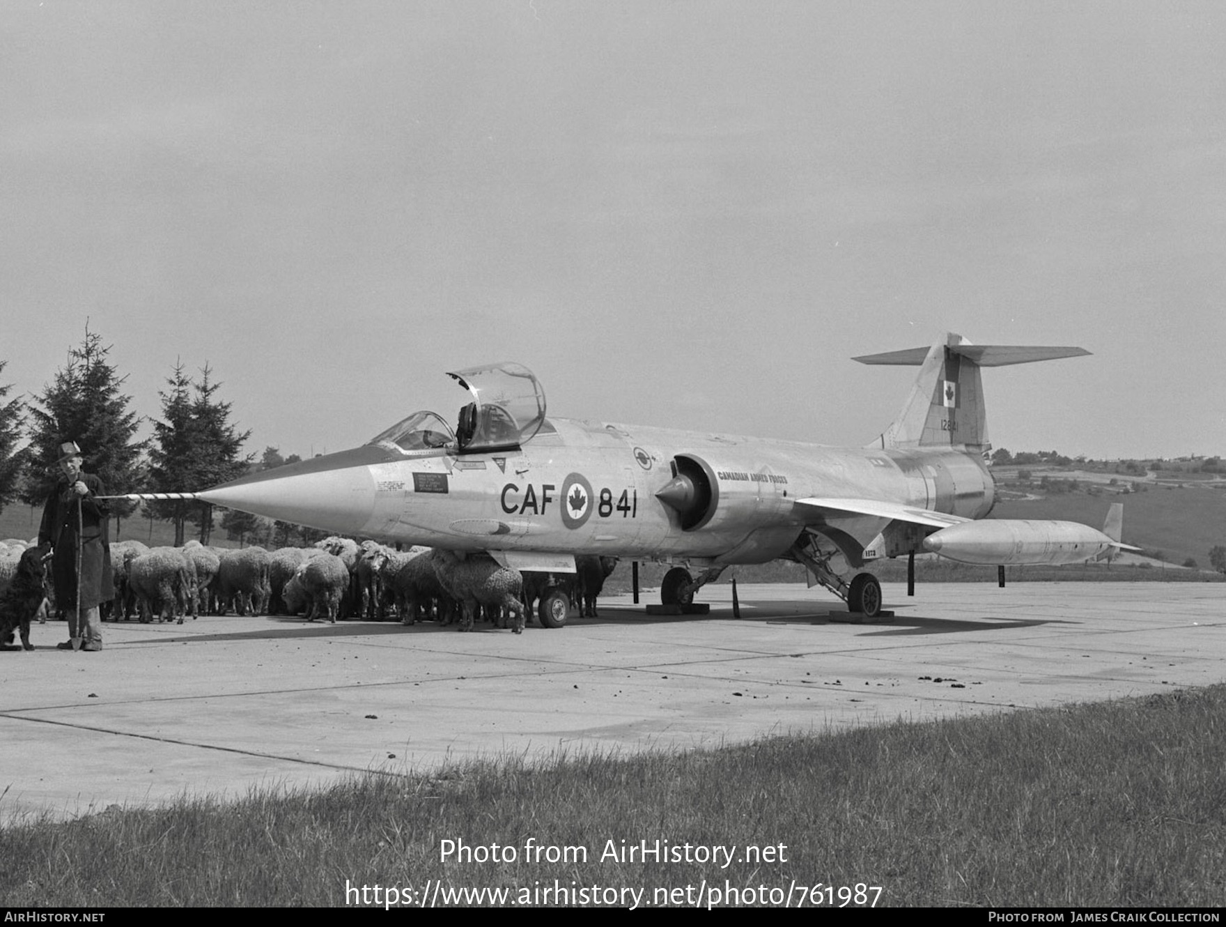 Aircraft Photo of 12841 | Canadair CF-104 Starfighter | Canada - Air Force | AirHistory.net #761987