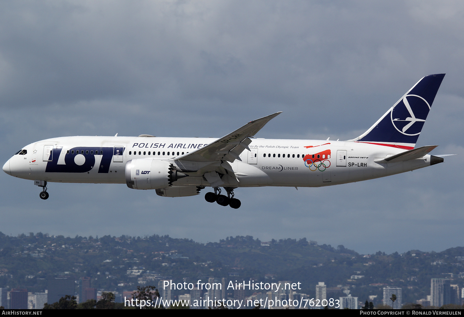 Aircraft Photo of SP-LRH | Boeing 787-8 Dreamliner | LOT Polish Airlines - Polskie Linie Lotnicze | AirHistory.net #762083