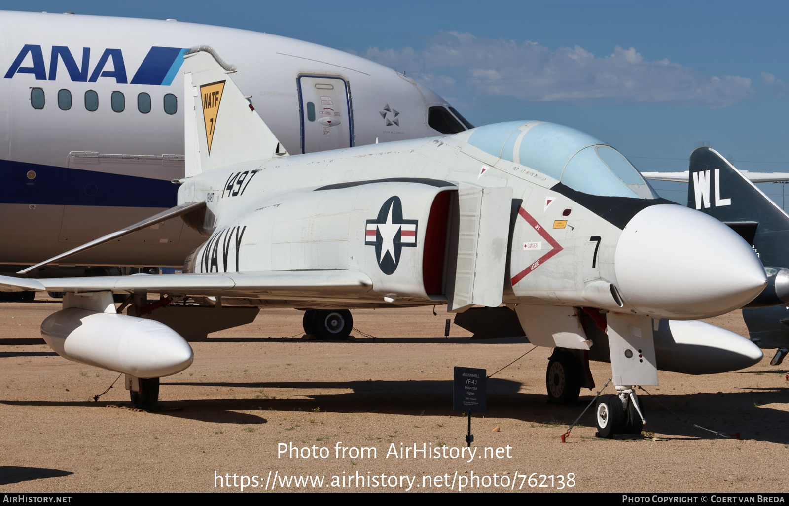 Aircraft Photo of 151497 / 1497 | McDonnell YF-4J Phantom II | USA - Navy | AirHistory.net #762138