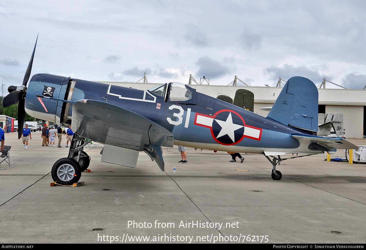 Aircraft Photo of N46RL / 92508 | Goodyear FG-1D Corsair | USA - Navy | AirHistory.net #762175