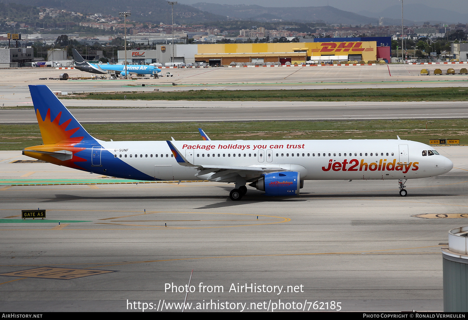 Aircraft Photo of G-SUNF | Airbus A321-251NX | Jet2 Holidays | AirHistory.net #762185