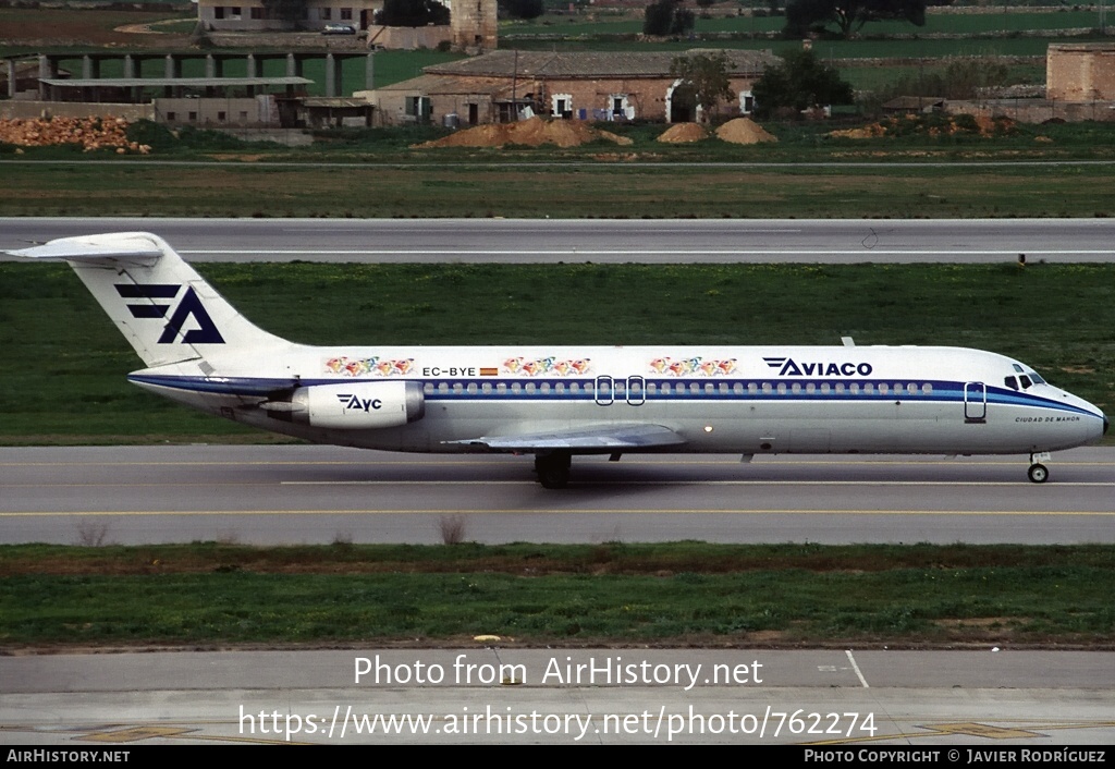 Aircraft Photo of EC-BYE | McDonnell Douglas DC-9-32 | Aviaco | AirHistory.net #762274