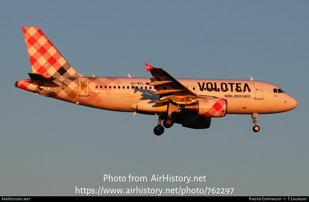 Aircraft Photo of EC-MTL | Airbus A319-111 | Volotea | AirHistory.net #762297