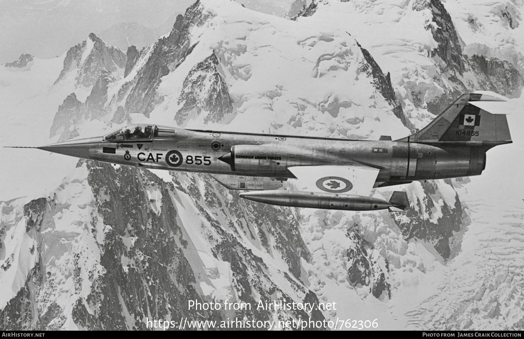 Aircraft Photo of 12855 | Canadair CF-104 Starfighter | Canada - Air Force | AirHistory.net #762306