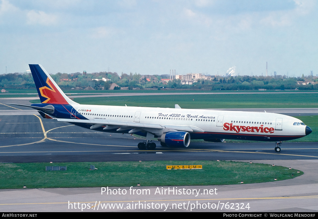 Aircraft Photo of C-FBUS | Airbus A330-322 | Skyservice Airlines | AirHistory.net #762324