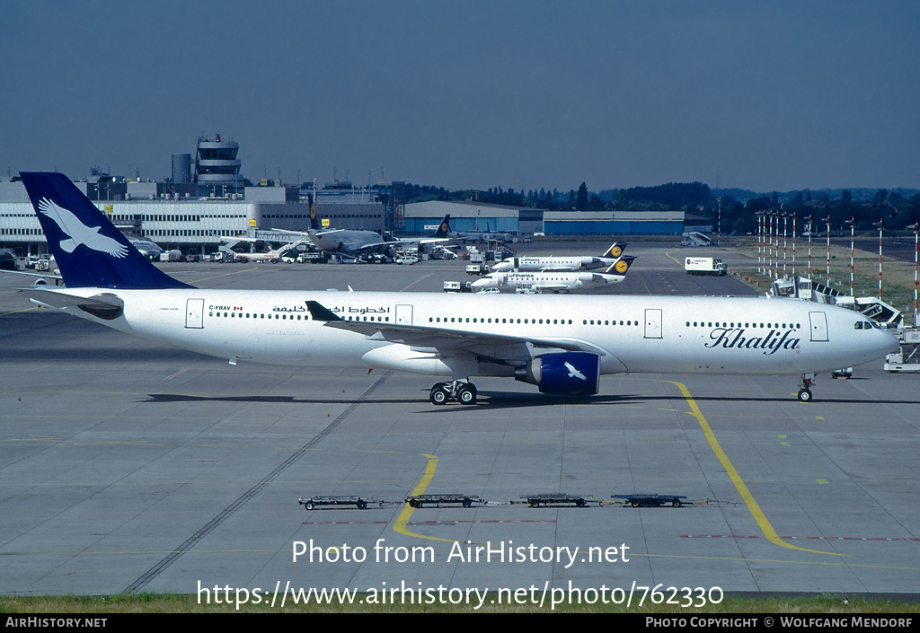 Aircraft Photo of C-FRAV | Airbus A330-322 | Khalifa Airways | AirHistory.net #762330