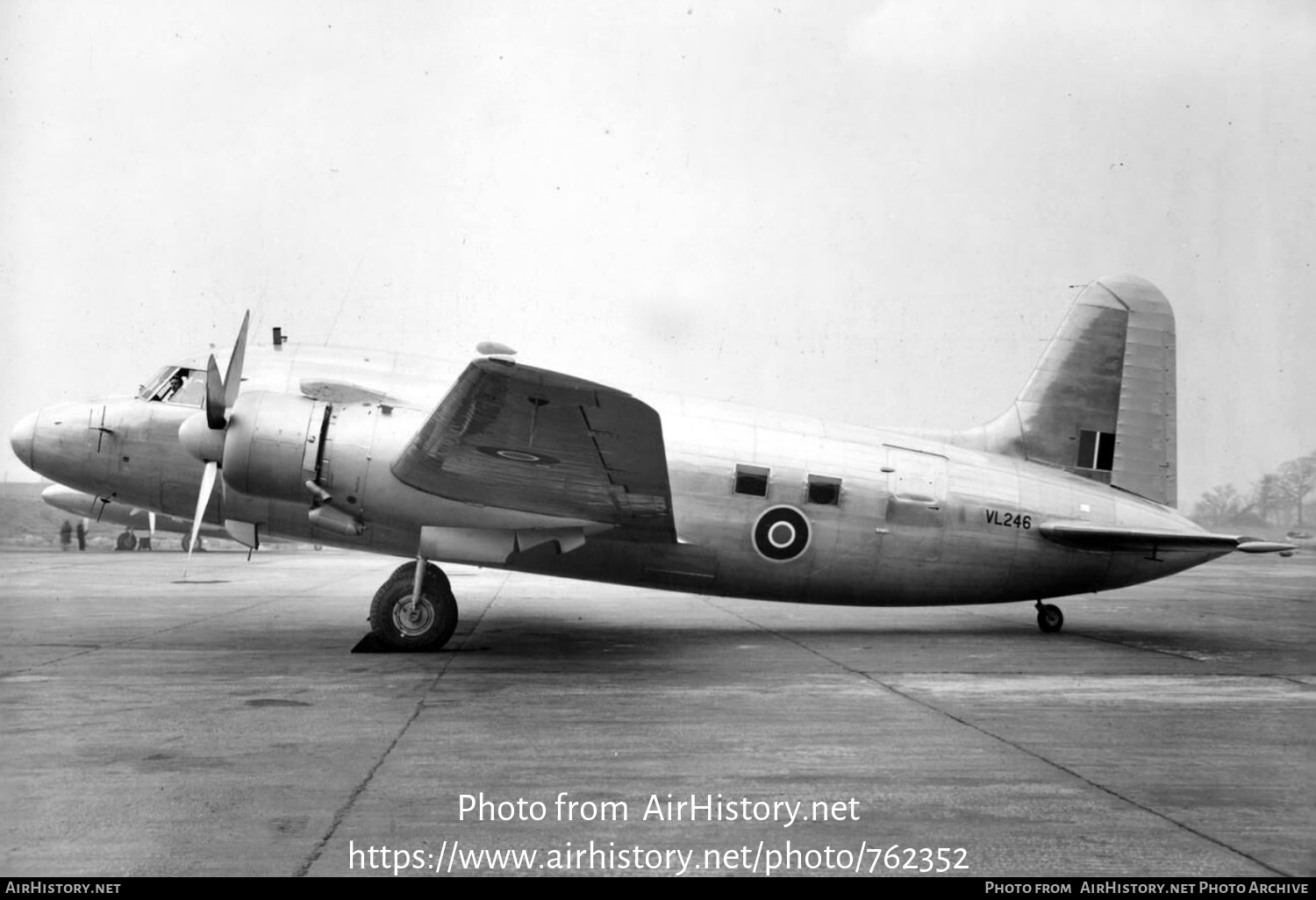 Aircraft Photo of VL246 | Vickers 621 Viking C2 | UK - Air Force | AirHistory.net #762352