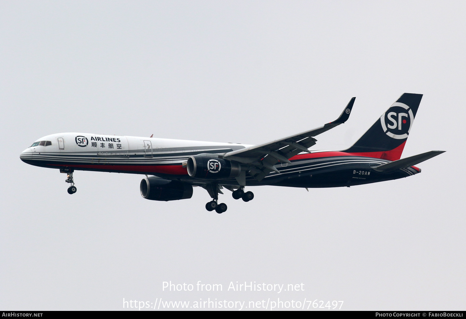 Aircraft Photo of B-20AW | Boeing 757-236(PCF) | SF Airlines | AirHistory.net #762497