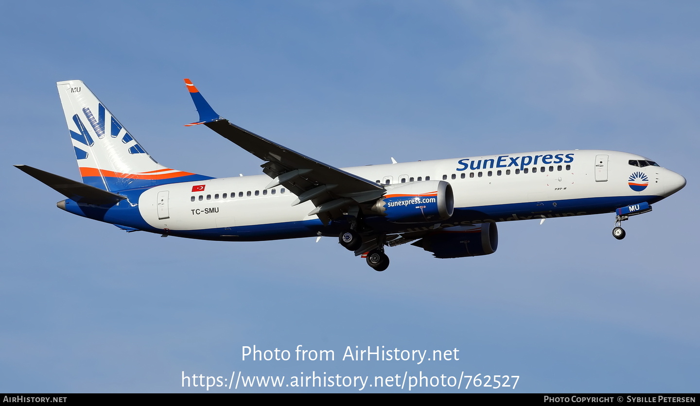 Aircraft Photo of TC-SMU | Boeing 737-8 Max 8 | SunExpress | AirHistory.net #762527