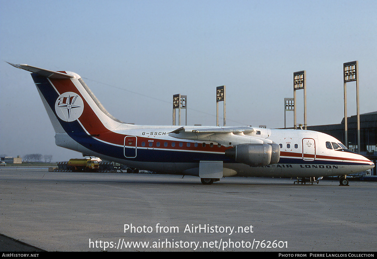 Aircraft Photo of G-SSCH | British Aerospace BAe-146-100 | Dan-Air London | AirHistory.net #762601