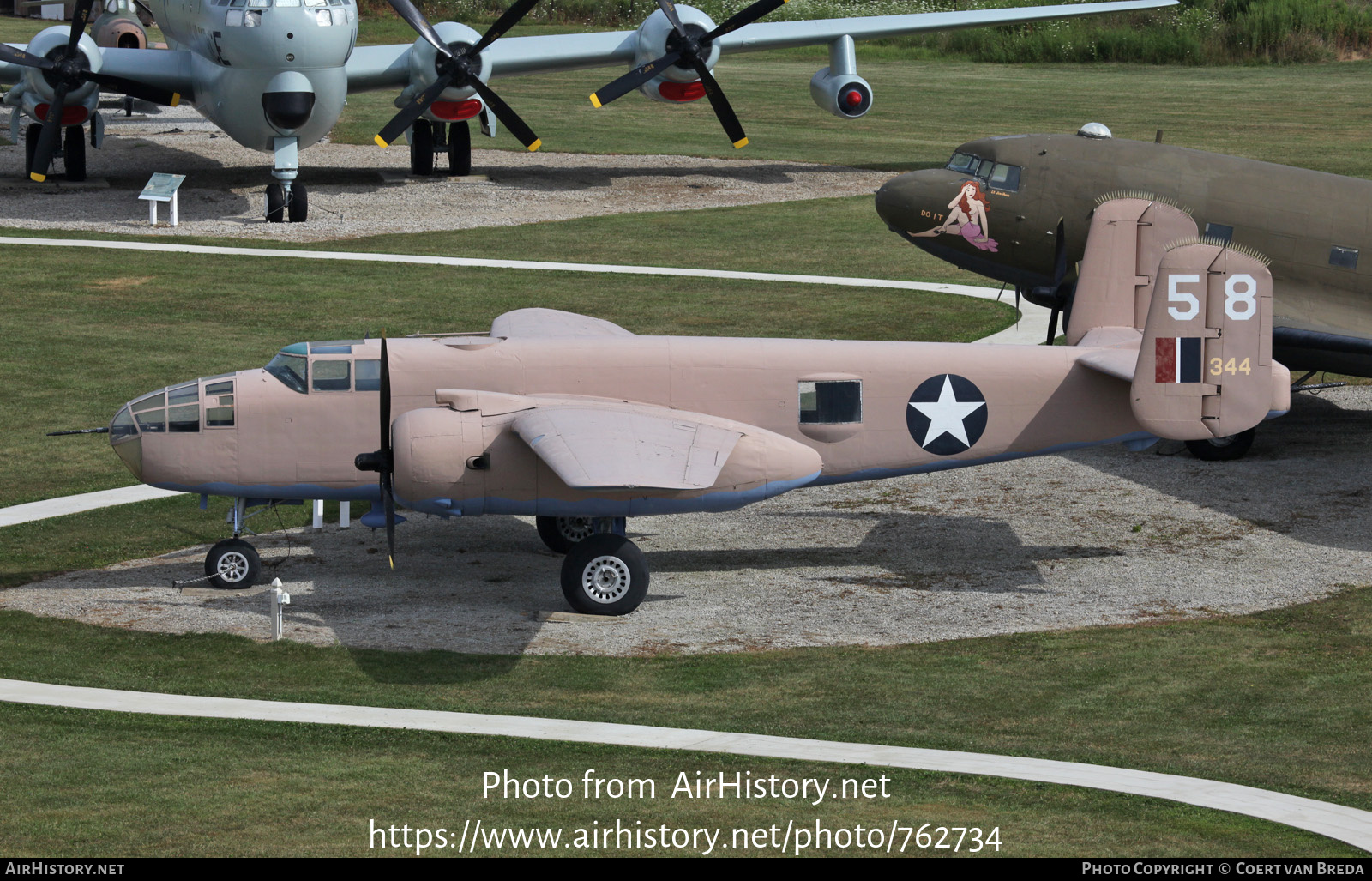 Aircraft Photo of 44-86843 | North American B-25J Mitchell | USA - Air Force | AirHistory.net #762734