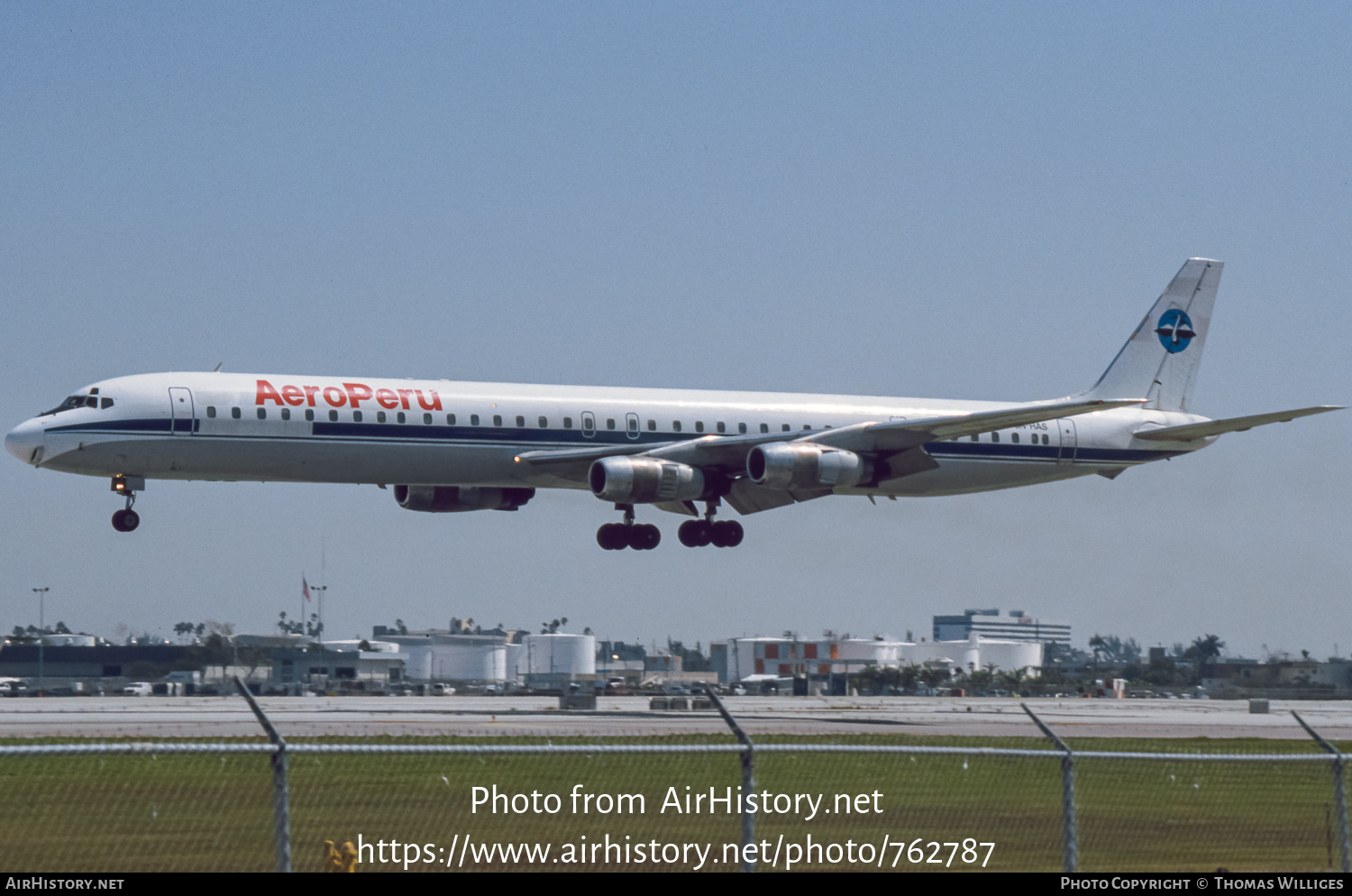 Aircraft Photo of 5N-HAS | McDonnell Douglas DC-8-61 | AeroPeru | AirHistory.net #762787