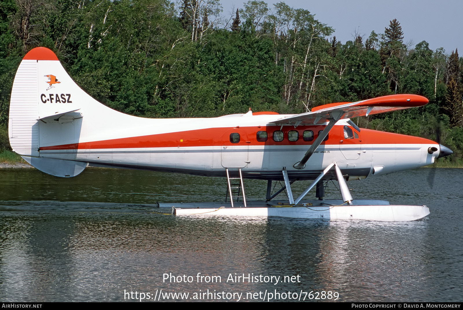 Aircraft Photo of C-FASZ | Vazar DHC-3T Turbine Otter | Osprey Wings | AirHistory.net #762889