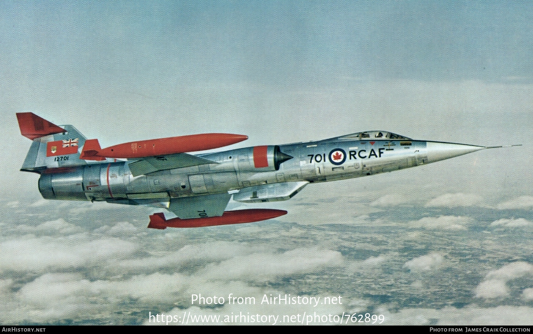 Aircraft Photo of 12701 | Canadair CF-104 Starfighter | Canada - Air Force | AirHistory.net #762899