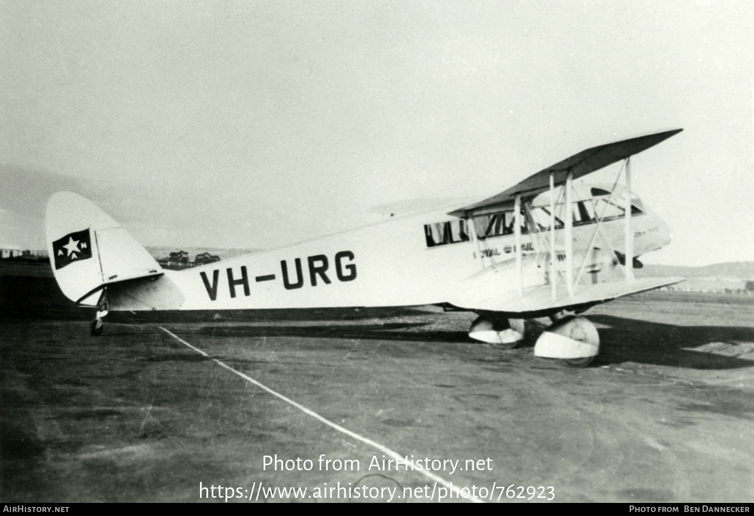 Aircraft Photo of VH-URG | De Havilland D.H. 84 Dragon | Australian National Airways - ANA | AirHistory.net #762923