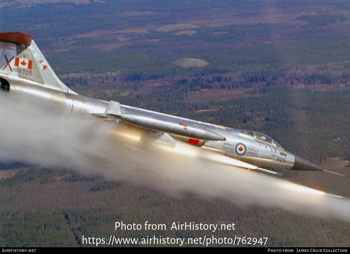 Aircraft Photo of 104705 | Canadair CF-104 Starfighter | Canada - Air Force | AirHistory.net #762947