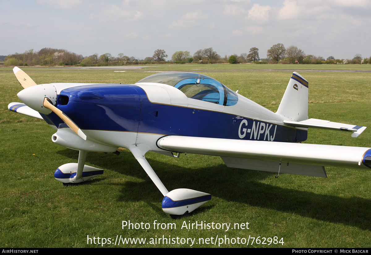 Aircraft Photo of G-NPKJ | Van's RV-6 | AirHistory.net #762984